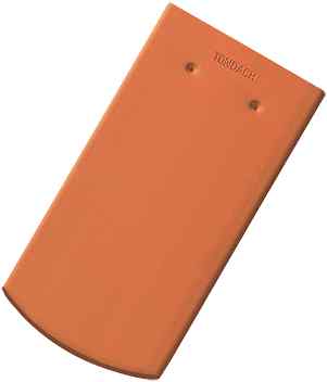 Hódfarkú szegmens téglavörös